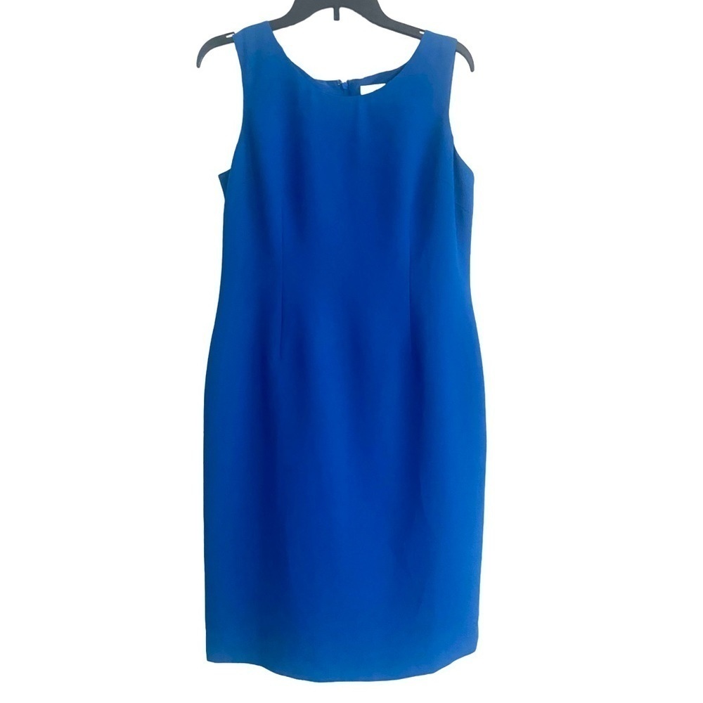 Jones Studio Women’s Cobalt Blue Sleeveless Cocktail Dress-size  10
